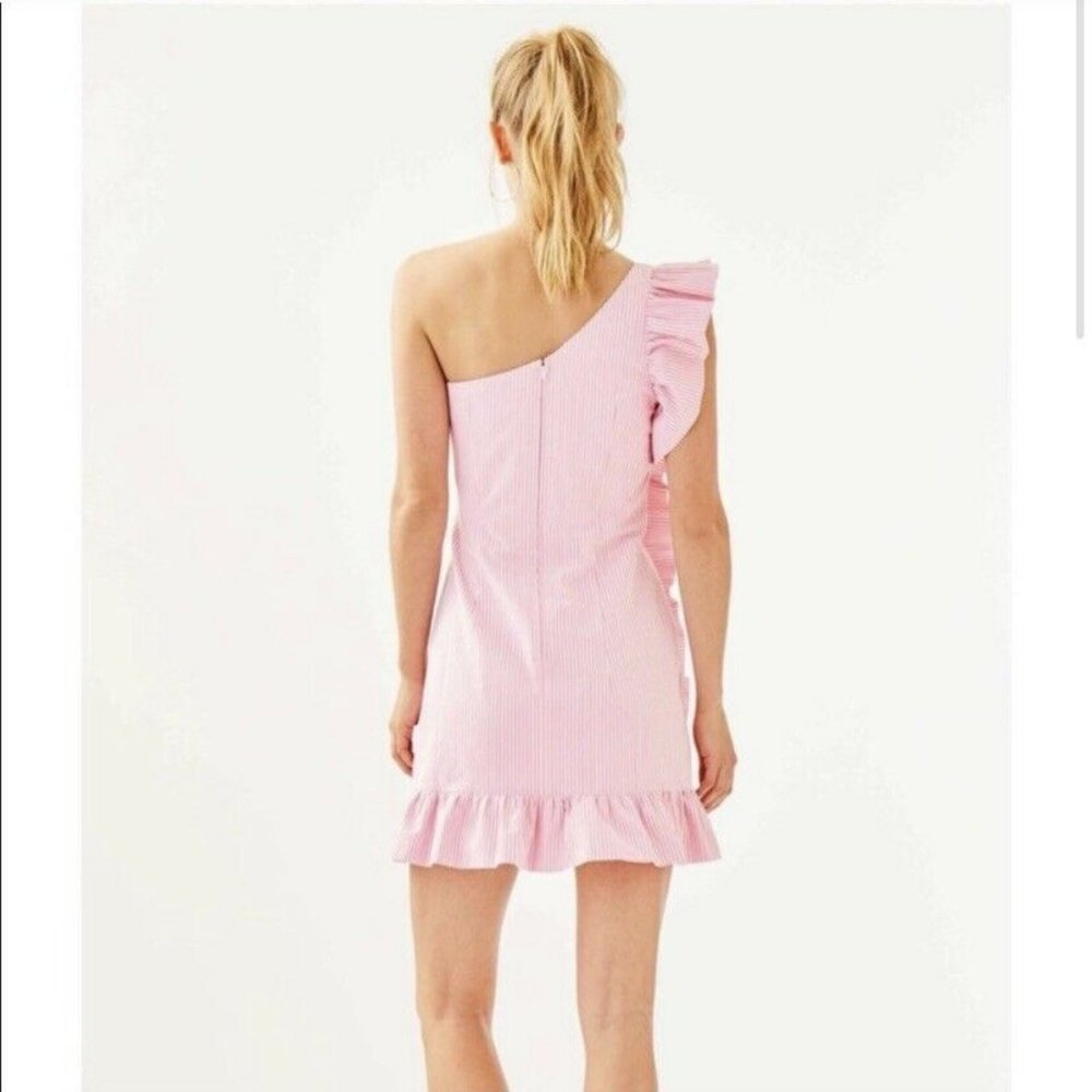 Lilly Pulitzer One Shoulder Tiffani Dress Size 2_3